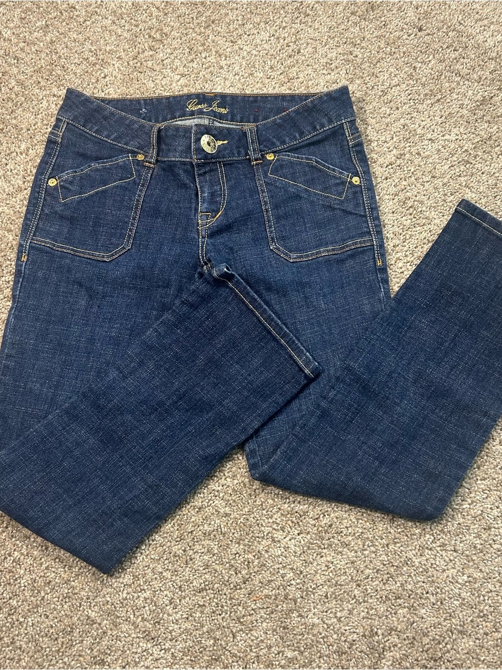 Guess Women's Dark Indigo Boot Cut Jeans